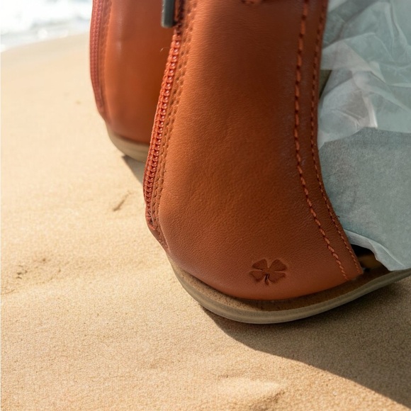 NEW MSRP $89 Lucky Brand Nayda Caged Sandals Women's in Cognac -  Size 11 - Picture 9 of 10